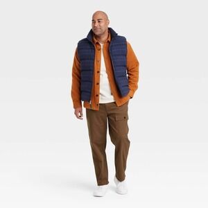 NEW Houston White Men's Adult Relaxed Cargo Pants Brown Size Large